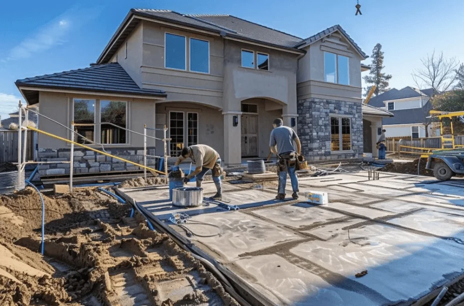 Residential concrete in Houston